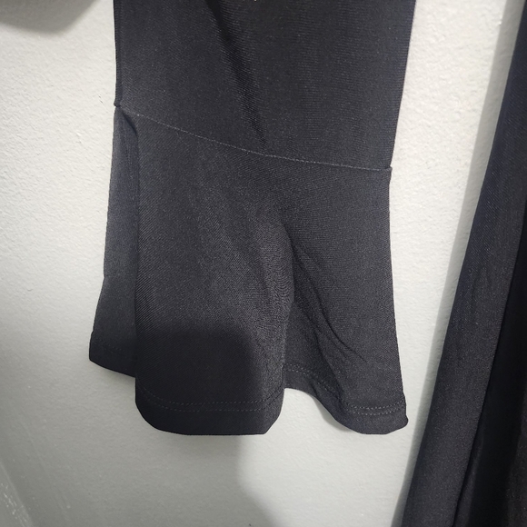 Harper Rose Womens Black Long Sleeve Mini Dress Size 16 - Picture 3 of 8